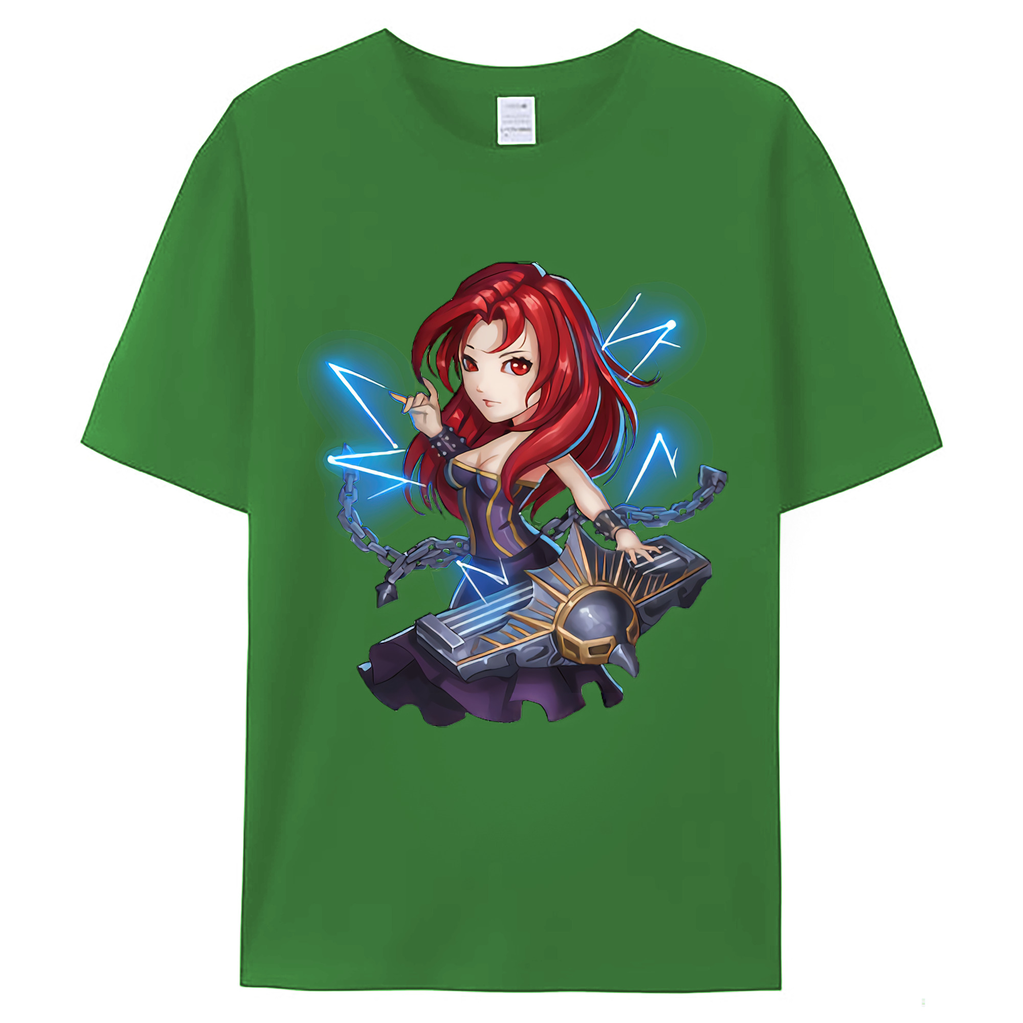 （画像用） リーグ・オブ・レジェンド League of Legends LOL レディースカジュアルプリントTシャツ（綿100％）